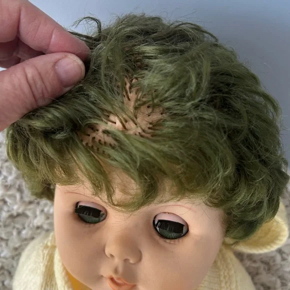 Vintage Yellow Knit Doll Outfit - Picture 3 of 5